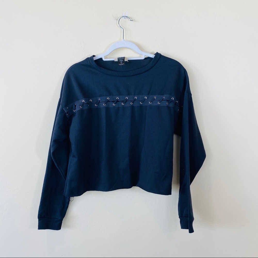 Enough about me... Woven Detail Crop Top